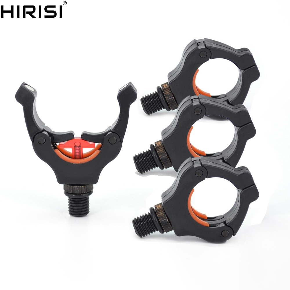 Fish Alarm - 4Pcs Hirisiปลาคาร์พตกปลาRod Pod Rest Gripper Magicแม่เหล็กคลิป