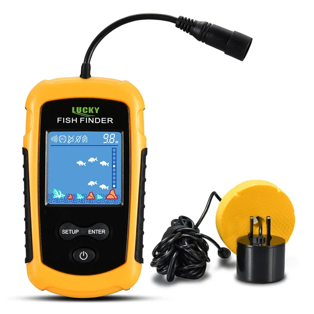 Lucky หน้าจอสี LCD แบบพกพา Fis - Fish Finder Gps บทวิจารณ์และราคา