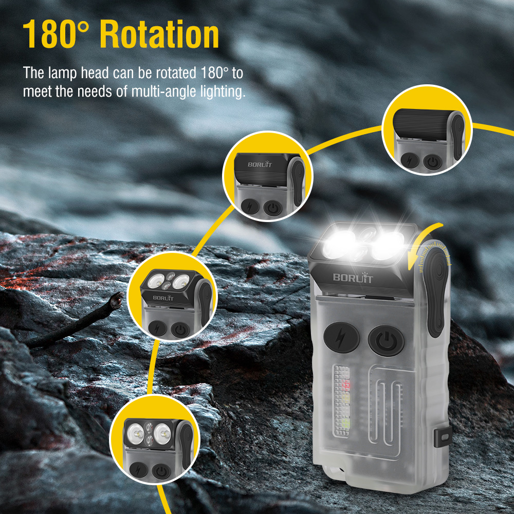 BORUiT V20 ไฟฉายพวงกุญแจ LED พ - Fishing Light บทวิจารณ์และราคา